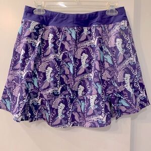 Tasc Performance Rhythm 15” Athletic Skirt/Skort Purple Tropics Small